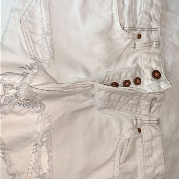 Free People Jean Shorts - Picture 1 of 2